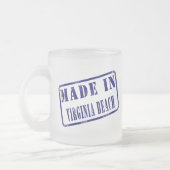 Gemacht in Virginia Beach Mattglastasse (Links)