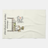 Gemacht mit Liebe-Durchschnitten leckte ich den Geschirrtuch (Horizontal)