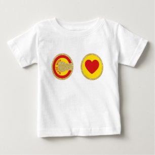 Gemacht mit Liebe (geistiger Symbolismus) (© Mira) Baby T-shirt