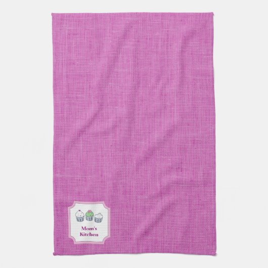 Gemacht mit Liebe Geschirrtuch (Vertikal)