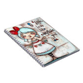 Gemacht mit Liebe - Notizbuch Notizblock (Rechte Seite)