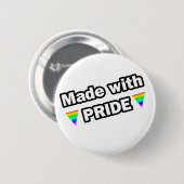 Gemacht mit Stolz Button (Vorne & Hinten)