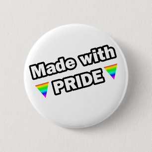 Gemacht mit Stolz Button