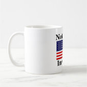 Gemacht nicht in der China - Amerikaner Kaffeetasse (Links)