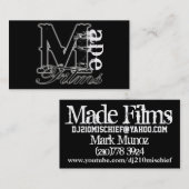 gemachtes Logo -1 Visitenkarte (Vorne/Hinten)