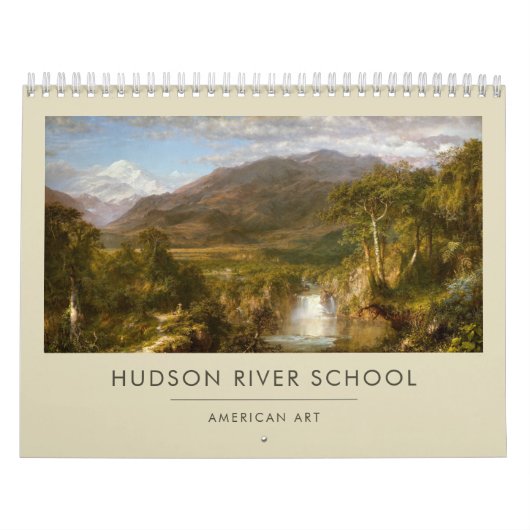 Gemälde an der American Fine Art Hudson River Scho Kalender (Titelbild)