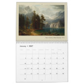 Gemälde an der American Fine Art Hudson River Scho Kalender (Jan 2027)