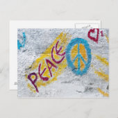 Gemälde an der Friedensmauer Postkarte (Vorne/Hinten)