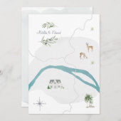 Gemälde Aquarellmappe - Einladung (Vorne/Hinten)