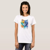 Gemälde Art Cat T - Shirt (Vorne ganz)