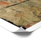 Gemälde aus dem Grab von Metjetji, aus Saqqara, Poster (Ecke)