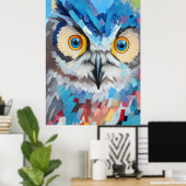 Gemälde aus dem Owl-Portrait Poster (Heimbüro)