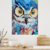 Gemälde aus dem Owl-Portrait Poster (Küche)