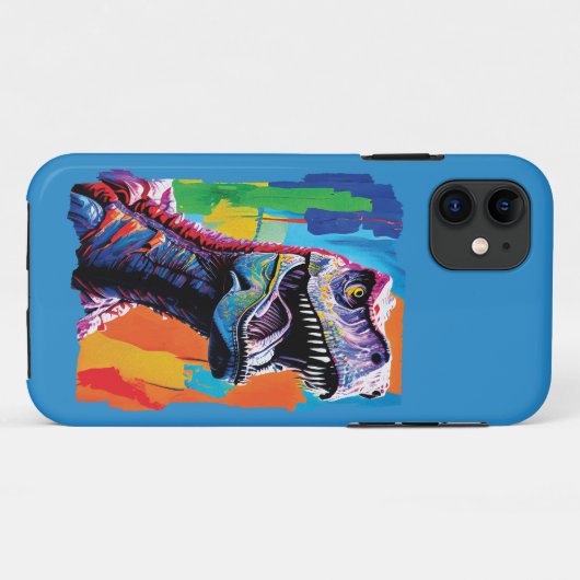 Gemälde aus einem Tyrannosaurus Rex | T-Rex Case-Mate iPhone Hülle (Rückseite (Horizontal))