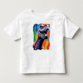 Gemälde aus einem Tyrannosaurus Rex | T-Rex Kleinkind T-shirt (Vorderseite)