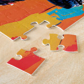 Gemälde aus einem Tyrannosaurus Rex | T-Rex Puzzle (Seite)