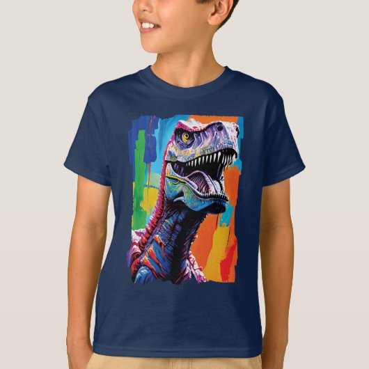 Gemälde aus einem Tyrannosaurus Rex | T-Rex T-Shirt (Vorderseite)
