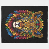 Gemälde aus gestumter Lion Fleecedecke (Vorderseite (Horizontal))