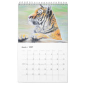Gemälde aus süße Tier und Vögeln Kalender (Mär 2027)