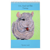 Gemälde aus süße Tier und Vögeln Kalender (Titelbild)