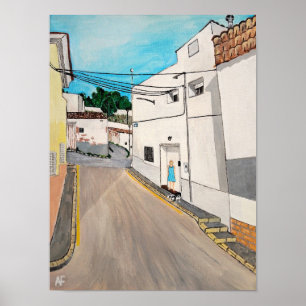 Gemälde Calle Cabanilles von Alfred Fox Poster