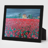 Gemälde Campo de Amapolas von Alfred Fox Fotoplatte (Seite)