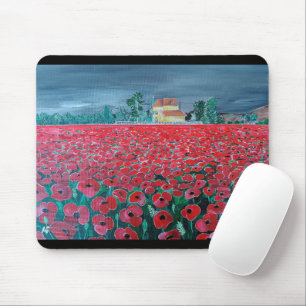 Gemälde Campo de Amapolas von Alfred Fox Mousepad