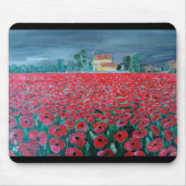 Gemälde Campo de Amapolas von Alfred Fox Mousepad (Vorne)