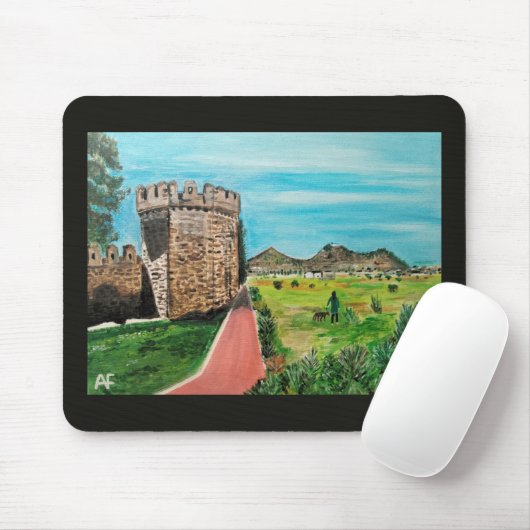 Gemälde Castell de Benisanó von Alfred Fox Mousepad (Mit Mouse)
