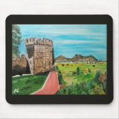 Gemälde Castell de Benisanó von Alfred Fox Mousepad (Vorne)