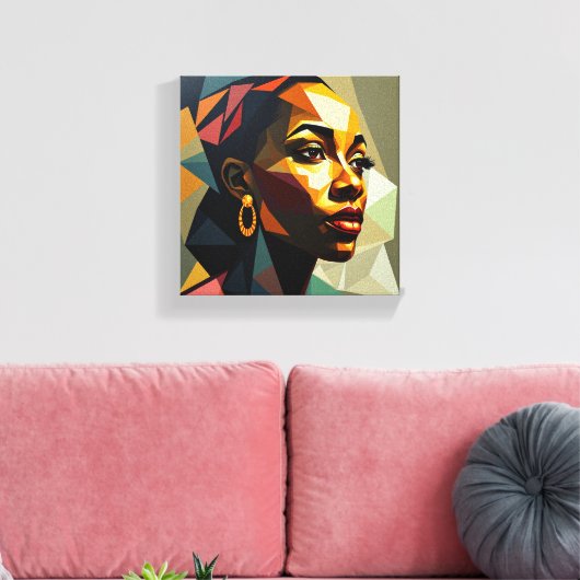 Gemälde Deco (Friedenssilhoette) Leinwanddruck (Insitu (Wohnzimmer))