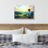 Gemälde Deco Leinwanddruck (Insitu (Schlafzimmer))