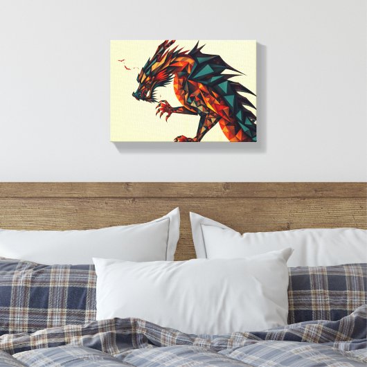 Gemälde Deco Leinwanddruck (Insitu (Schlafzimmer))