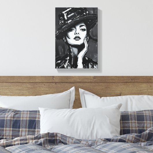 Gemälde Deco Leinwanddruck (Insitu (Schlafzimmer))