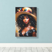 Gemälde Deco (The Grace) Leinwanddruck (Insitu (Holzboden))