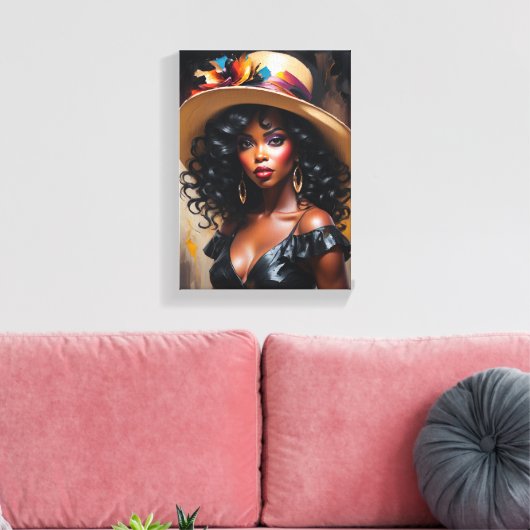 Gemälde Deco (The Grace) Leinwanddruck (Insitu (Wohnzimmer))