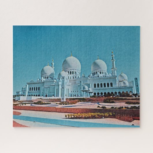 Gemälde der Abu Dhabi Moschee Puzzle (Horizontal)