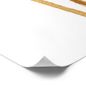 Gemälde der Afrikanerin, Aquarellbilder Poster (Ecke)