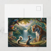 Gemälde der bezauberten Ansammlung Postkarte (Vorne/Hinten)