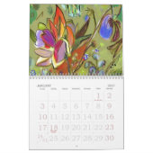 Gemälde der Blume Kalender (Jan 2027)