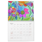 Gemälde der Blume Kalender (Mär 2027)