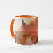 Gemälde der Frederischen Kirche, Cotopaxi, Ecuador Tasse (Vorderseite Links)