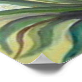 Gemälde der romantischen Irisis Poster (Ecke)