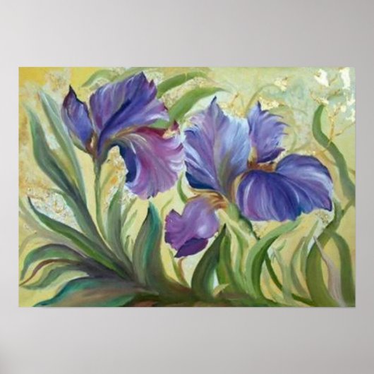 Gemälde der romantischen Irisis Poster (Vorne)