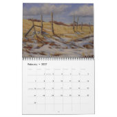 Gemälde des American West Calendar Kalender (Feb 2027)