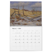 Gemälde des American West Calendar Kalender (Feb 2026)