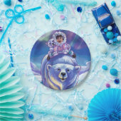 Gemälde des Bärenbusses Pappteller (Party)