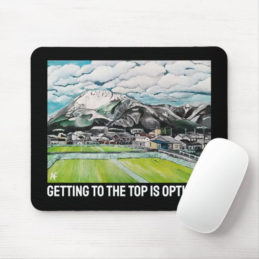 Gemälde des Berges Fuji von Alfred Fox Mousepad (Mit Mouse)