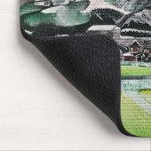 Gemälde des Berges Fuji von Alfred Fox Mousepad (Ecke)