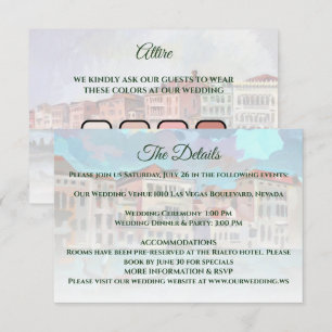 Gemälde des Canale Grande, Venedig, Italien Begleitkarte